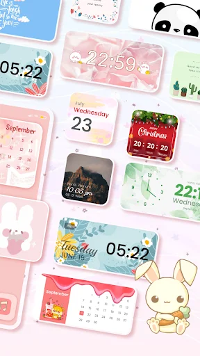 Magic Widget with customizable aesthetic widgets, calendars, clocks, and cute characters for Android phone decoration