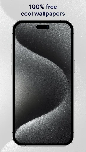 100% free cool wallpapers featuring black and white abstract curved wave design